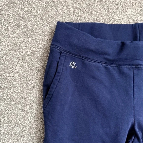 Lauren Ralph Lauren Navy Track Pants - Picture 2 of 5